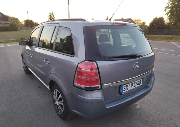 Opel Zafira cena 12900 przebieg: 217500, rok produkcji 2007 z Poniatowa małe 326